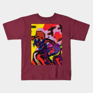 California - Abstract Art by Zoran Maslic Kids T-Shirt